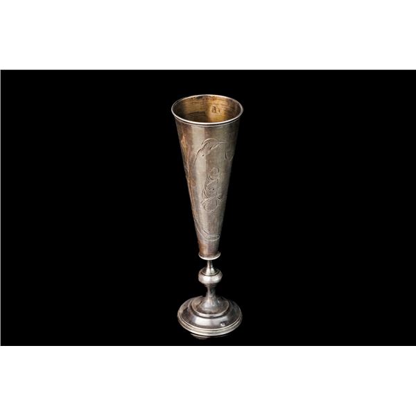 Antique Russian Silver Footed Rjumka.