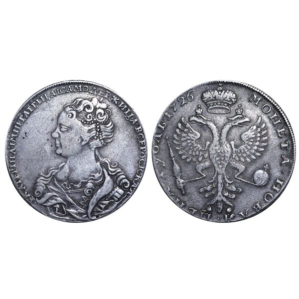 Russian Empire, 1 Rouble, 1726 year