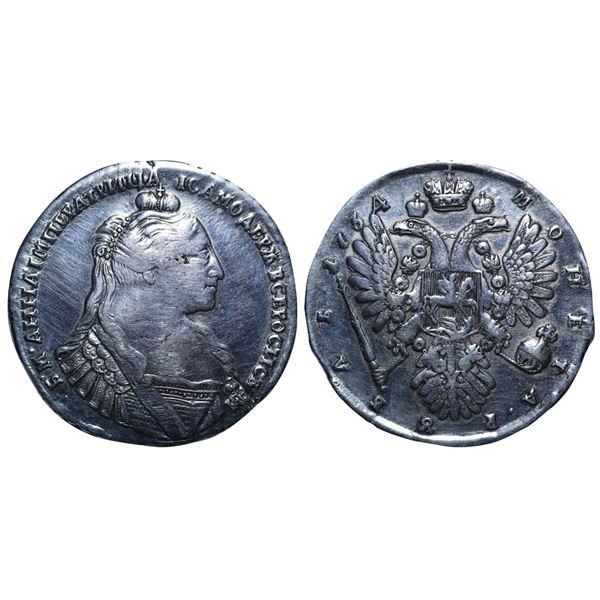 Russian Empire, 1 Rouble, 1734 year, Bitkin 108 (R)