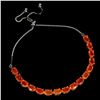 Image 2 : Natural Mexican Orange Opal  Bracelet