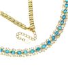 Image 2 : Natural Paraiba Blue Brazil Apatite Necklace