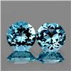 Image 1 : Natural Sky Blue Topaz Pair {Flawless-VVS1}