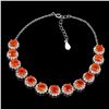 Image 2 : Natural Mexican Orange Opal  Bracelet