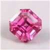 Image 1 : Lab Created Asscher Pink Topaz 20.10 Cts - VVS