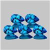 Image 1 : Natural Swiss Blue Topaz 5 Pcs {Flawless-VVS1}