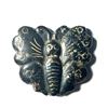 Image 1 : Antique Rare Chinese Black  Jade Butterfly Pendant