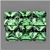 Image 1 : Natural Green Princess Sapphire 6 Pcs[Flawless-VVS]