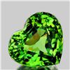 Image 1 : Natural Premium Green Demantoid Heart  {Flawless-VVS}