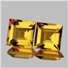 Image 1 : Natural Princess Golden Yellow Citrine Pair(Flawless-VVS}