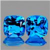 Image 1 : Natural Brilliant Swiss Blue Topaz Pair [Flawless-VVS]