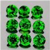 Image 1 : Natural Chrome Green Diopside 9 Pcs {Flawless-VVS}