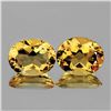 Image 1 : Natural Golden Yellow Citrine Pair 10x8 MM - FL