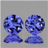 Image 1 : Natural Purple Blue Tanzanite Pair {Flawless-VVS1}