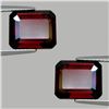 Image 1 : Natural AAA Deep Red Rhodolite Garnet Pair 18.50 Ct- FL