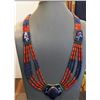 Image 1 : Tibet Natural Stone Tribal Queen Royal Necklace