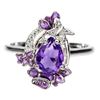 Image 1 : Natural Amethyst Ring