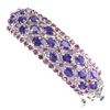 Image 1 : Natural Amethyst Rhodolite Garnet Bangle