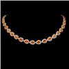 Image 1 : Natural Orange Opal Necklace