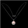 Image 3 : Natural Ethiopian Pink Opal  Necklace