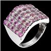 Image 1 : Natural Unheated Round Rhodolite Ring