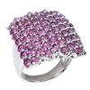 Image 2 : Natural  Pink Rhodolite Garnet Ring