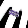 Image 1 : Natural  Amethyst Sapphire Ring