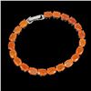 Image 1 : Natural Ethopian Orange Opal Bracelet