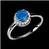 Image 1 : Natural Ethopian Blue Fire Opal Ring