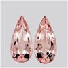 Image 1 : Natural Peach Pink Morganite Pair  11x6 MM - VVS