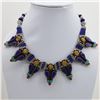 Image 1 : Tibet Natural Stone Tribal Queen Royal Necklace