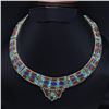 Image 1 : Tibet Natural Stone Tribal Queen Royal Necklace