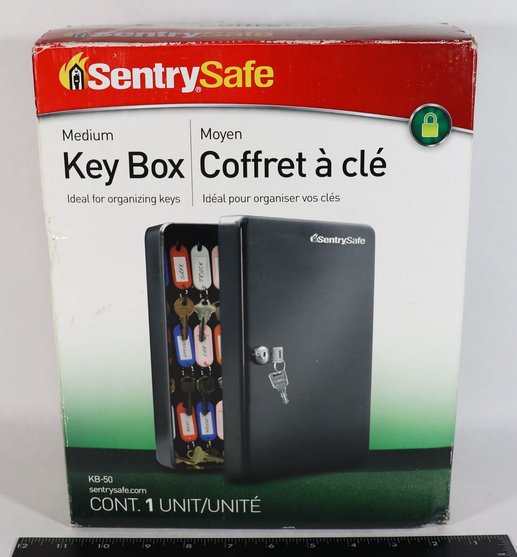 NEW SENTRY SAFE MEDIUM KEY BOX