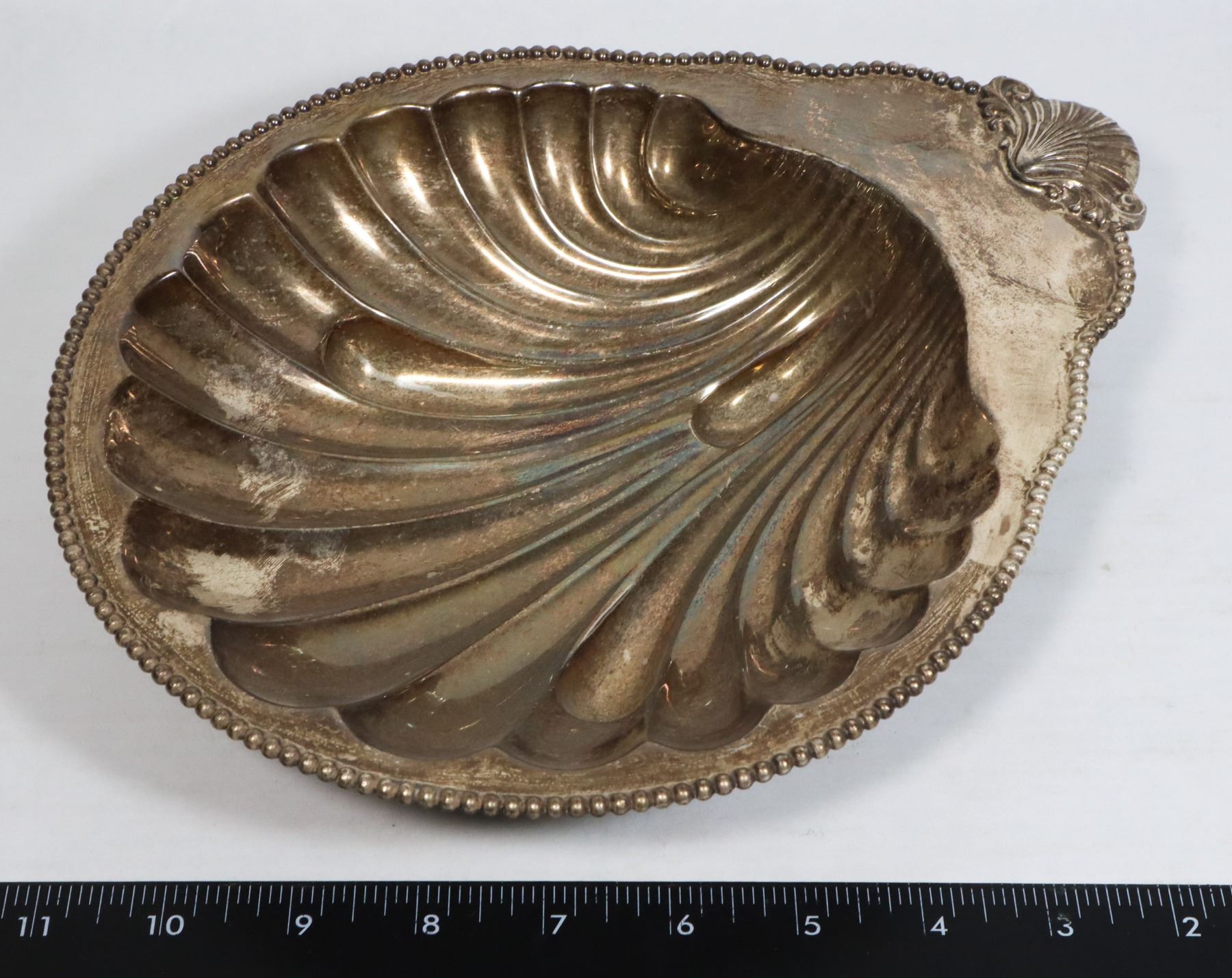 Plated Shell ROGERS SILVER PLATED SHELL THEME SERVING DISH