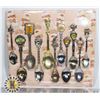 Image 1 : HANDCRAFTED COLLECTOR SPOON DISPLAY