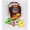 Image 1 : POKEMON COLLECTOR TIN SOLD WITH A FEW CARDS