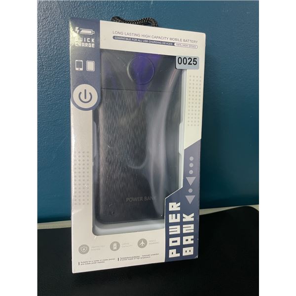 Lot of 1 High Capacity 10,000mAh Powerbank/Portable Charger - New Sealed!