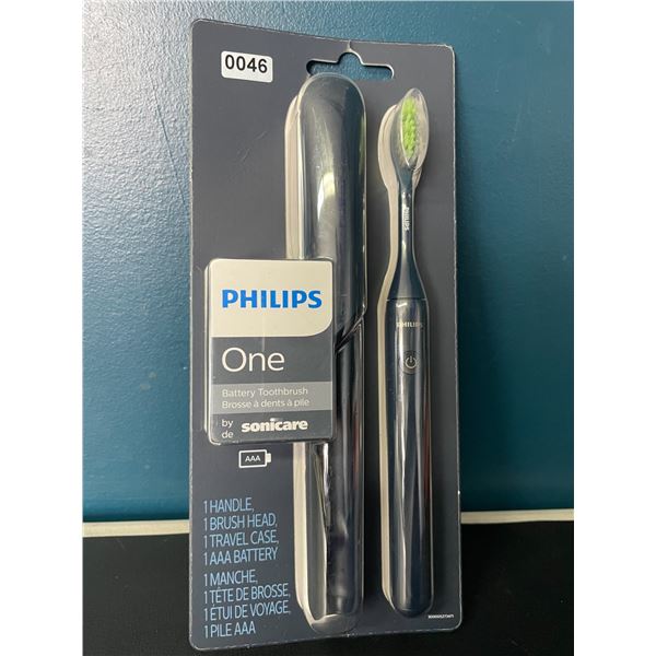 Lot of 1 Philips One by Sonicare - Battery Powered Electric Toothbrush - New Sealed