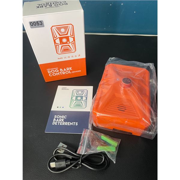 Lot of 1 Ultrasonic Rechargeable Dog Bark Control Device - Works Indoors & Outdoors! Easy To Use