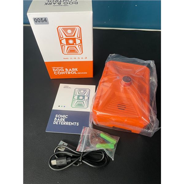 Lot of 1 Ultrasonic Rechargeable Dog Bark Control Device - Works Indoors & Outdoors! Easy To Use