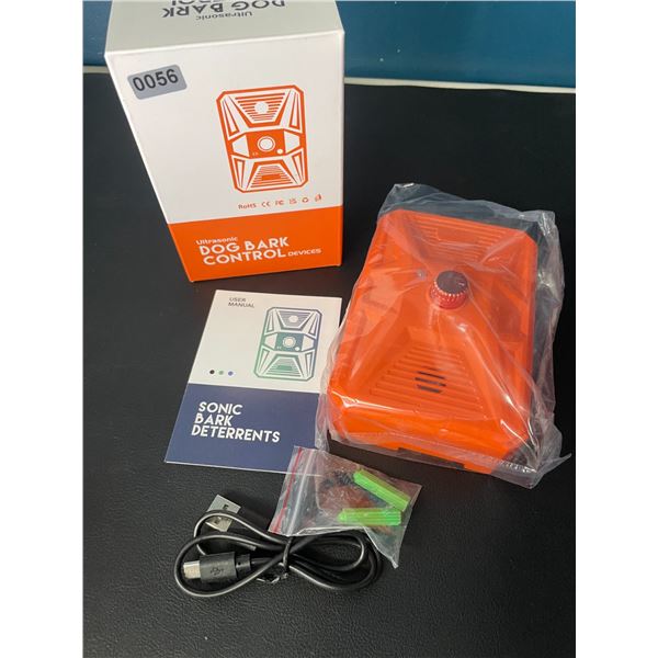 Lot of 1 Ultrasonic Rechargeable Dog Bark Control Device - Works Indoors & Outdoors! Easy To Use