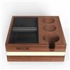 Image 1 : Lot of 1 MGCM 4-in-1 Espresso Coffee Knock Box and Tamp Station - Brand New!