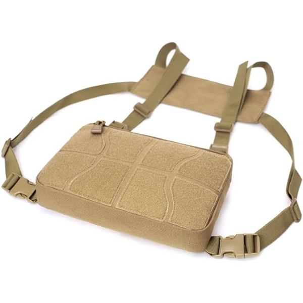 Lot of 1 Tactical Adjustable Chest/Shoulder Bag - Beige