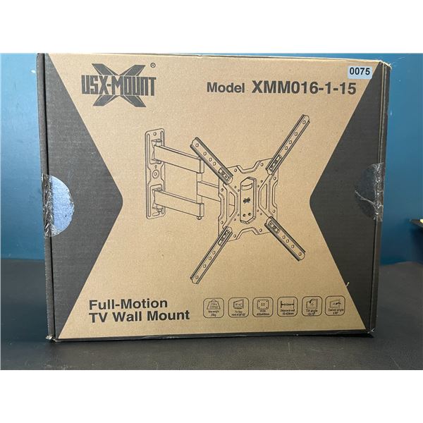 Lot of 1 Full Motion TV Wall Mount - For TV's 26-55inch