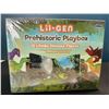 Image 2 : Lot of 1 Lil-Gen Prehistoric Playbox Toy Set - Includes 12 Dinosaur Figures, Sound Book & Playmat!