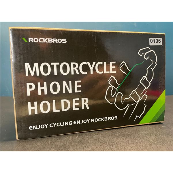 Lot of 1 Rockbros Motorcycle Phone Holder/Bike Phone Mount - Handlebar Mount