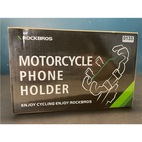 Lot of 1 Rockbros Motorcycle Phone Holder/Bike Phone Mount - Handlebar Mount