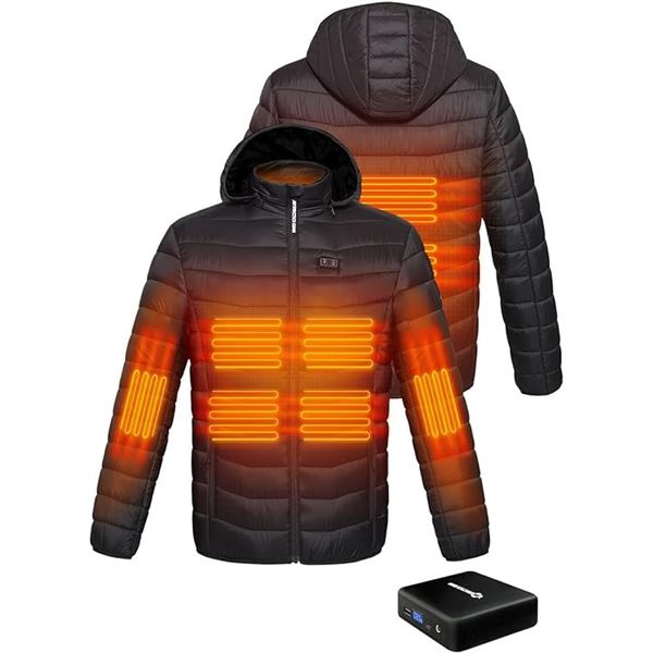 Lot of 1 Antarctica Gear Heated Jacket with Powerbank - Size Small - For Men or Women