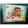 Image 1 : Lot of 1 Barbecue Grill Toy Set w/ Assorted Plastic Foods for Kids - Lights Up & Makes Sound