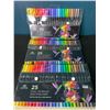 Image 1 : Lot of 3 Multi-Packs of Art-n-Fly Dual Tip Brush & Fineliner Markers - 25PCS/Colours Per Pack!
