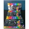 Image 1 : Lot of 3 Multi-Packs of Art-n-Fly Dual Tip Brush & Fineliner Markers - 25PCS/Colours Per Pack!